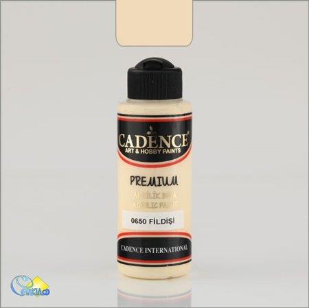 رنگ اکریلیک کادنس کد 0650 عاجی